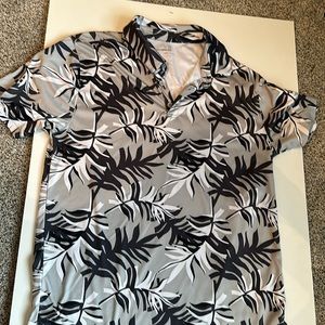 Golf polo - Monstera print
